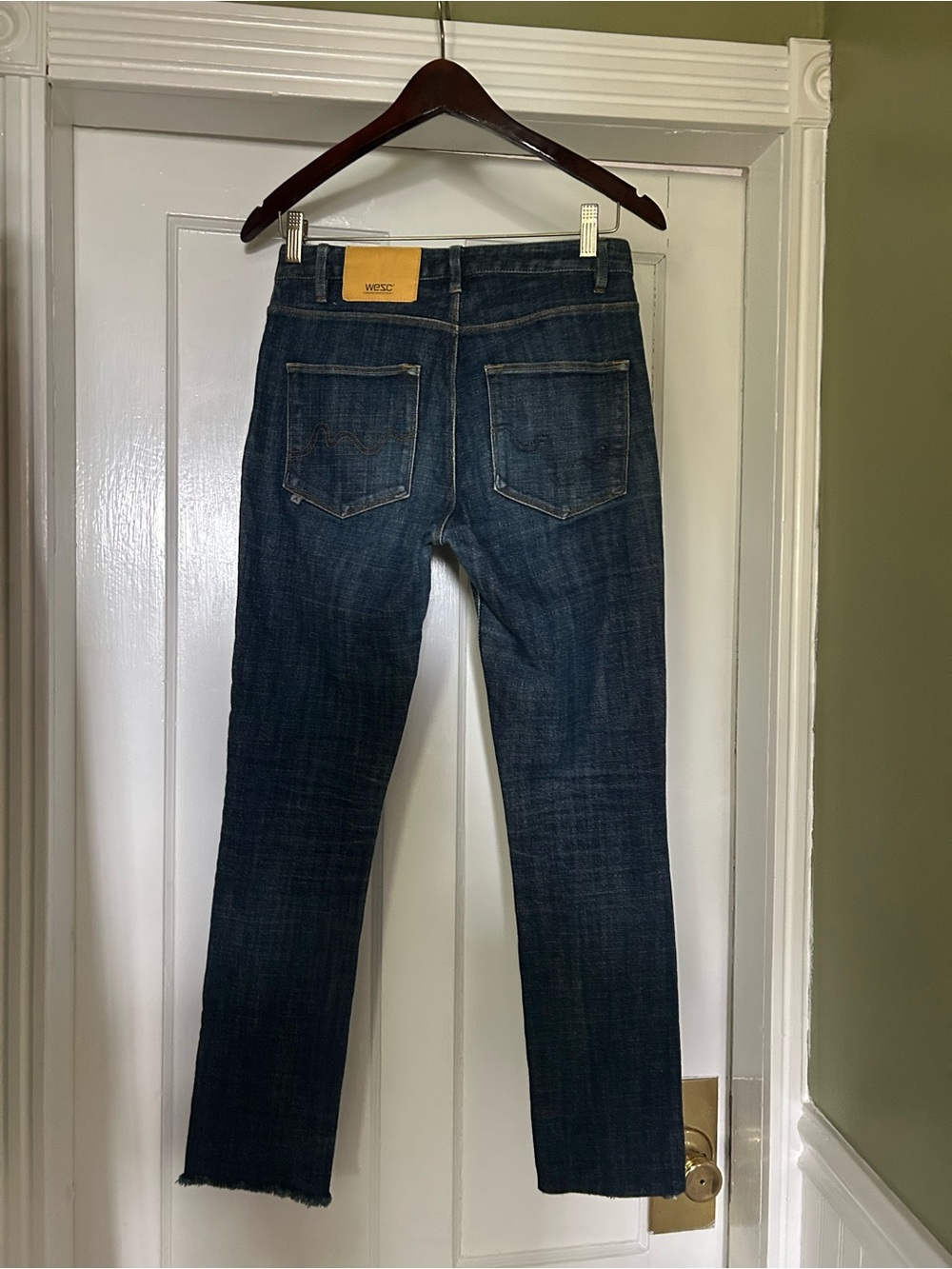 Wesc Women's Indigo Slim Straight Jeans 27- need hem!